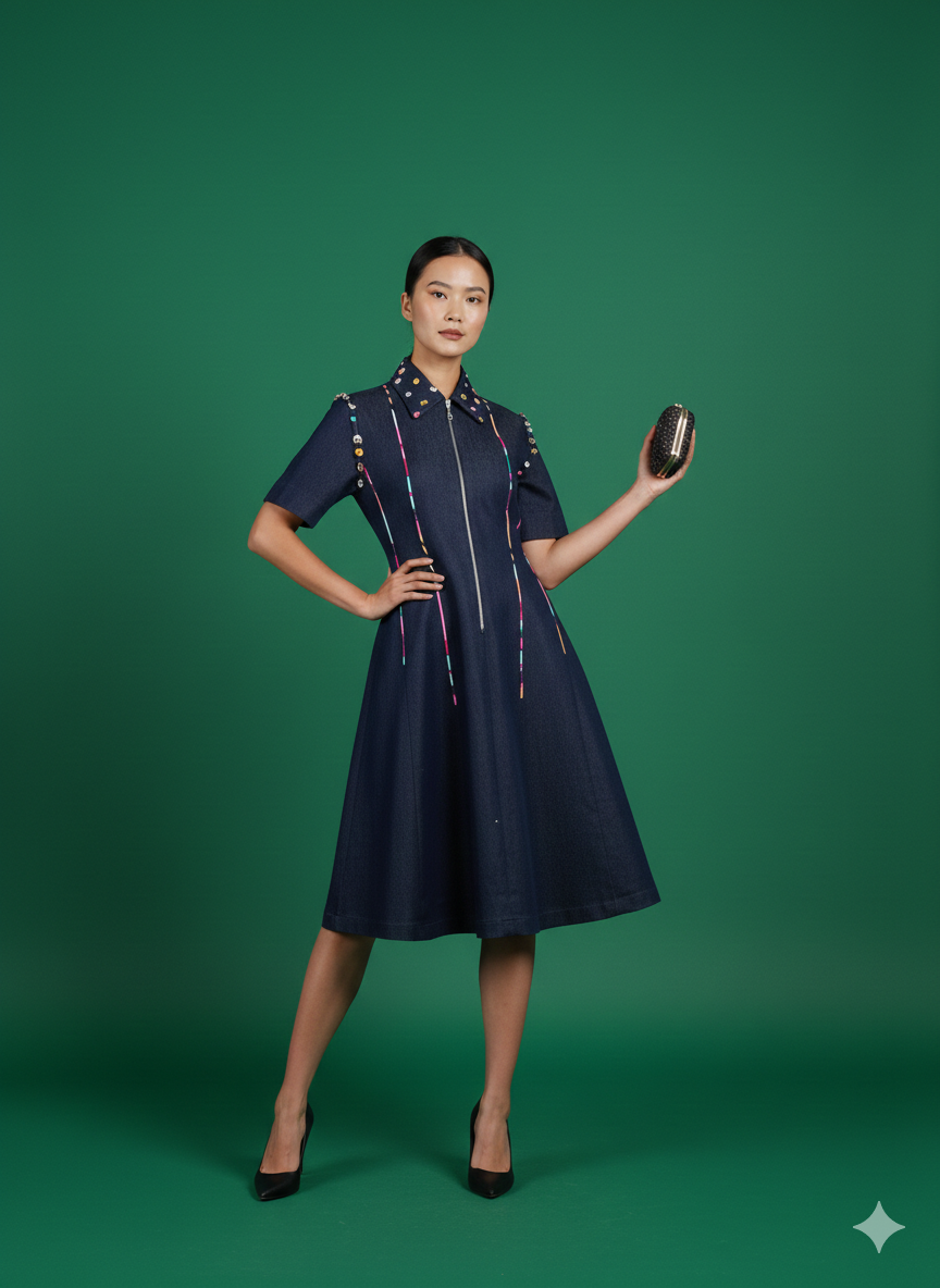 Charms Denim Dress