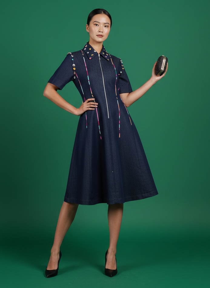 Charms Denim Dress