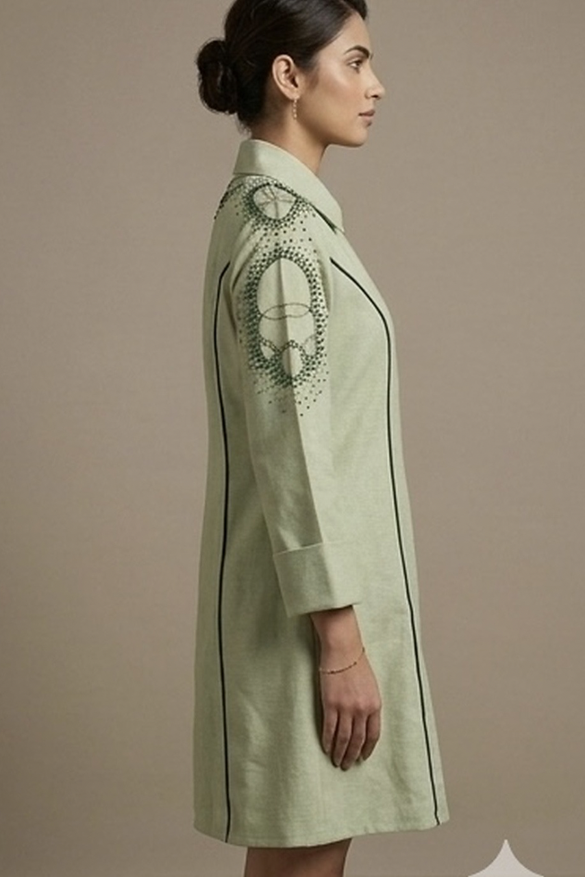 Green Knot Dress