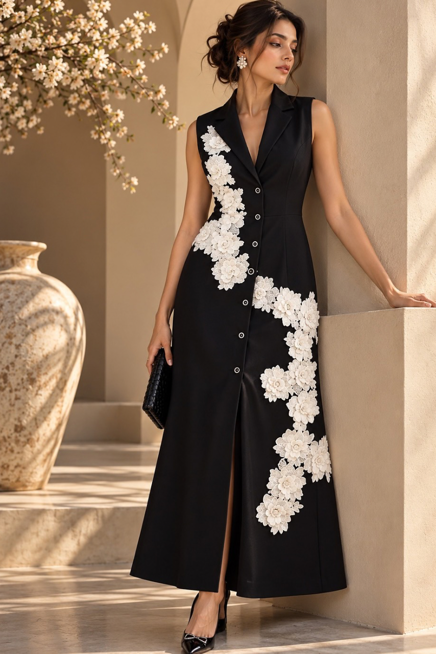 White Flower Dress