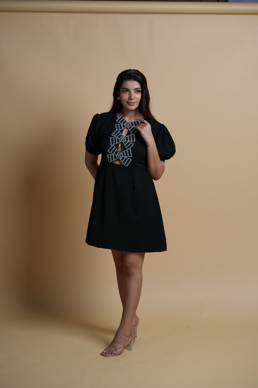Black Bow Dress