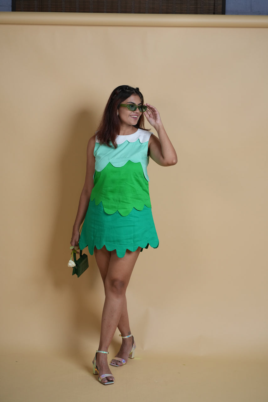 Green Ombré Dress