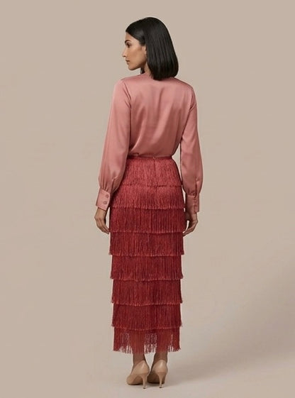 Rose Tassel Dress
