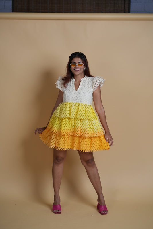 Yellow Circular Ombrey