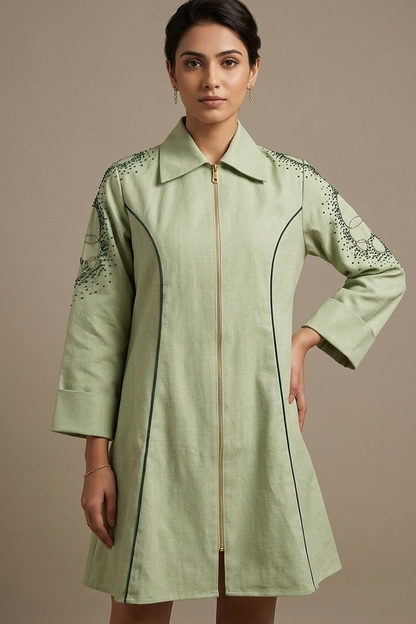 Green Knot Dress
