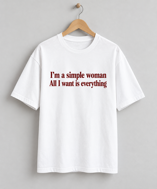 Simple Women Tshirt