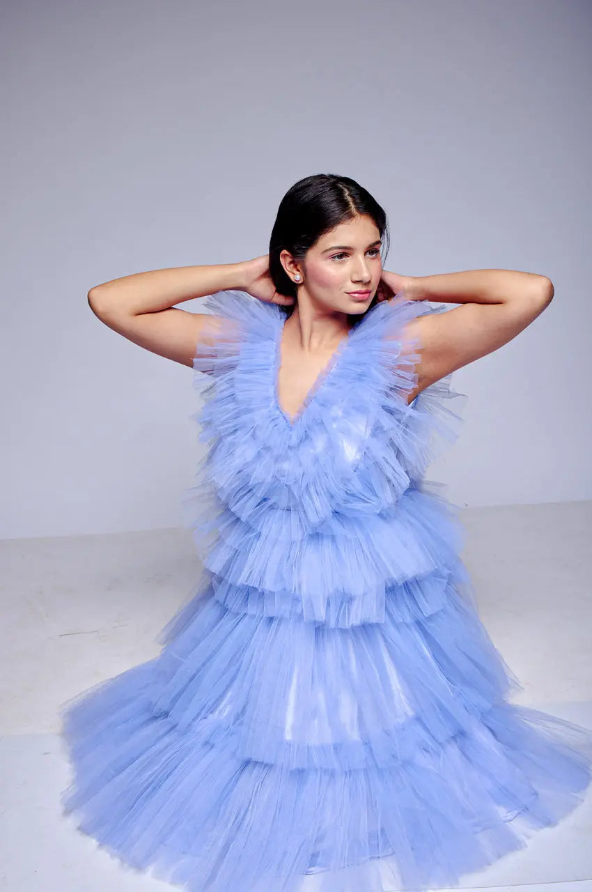 Crater Tulle Dress