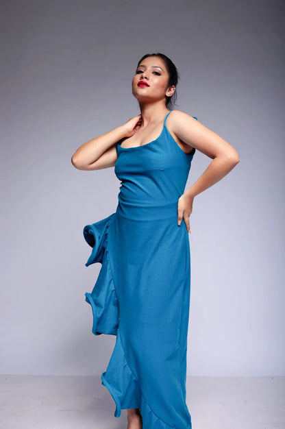 Libra Ruffle Gown
